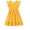PATPAT Mommy and Me Matching Outfits All Over Dots Cross Wrap V Neck Ruffle Flutter-sleeve Dress - 2 of 4