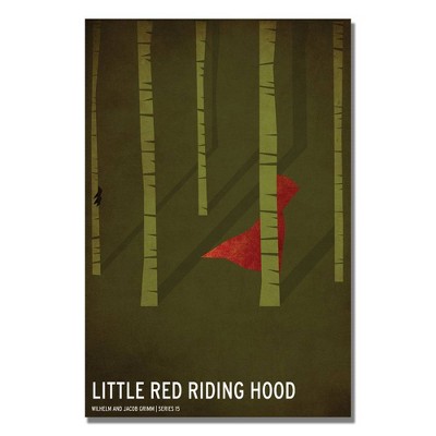 16" x 24" Red Riding Hood by Christian Jackson - Trademark Fine Art