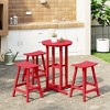 WestinTrends Malibu All Weather Hdpe Outdoor Patio Counter Height Bistro Set (4-Piece) - 2 of 4