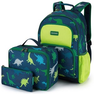 Generic Kids Backpack Set, Dinosaur Backpack for Kids Lightweight Kindergarten Bookbag - 1 of 4
