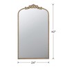 PAGED Bathroom Mirror, Wall Mirror with Metal Frame and Reinforced Hook, Vanity Mirror for Bathroom, Bedroom - 2 of 4