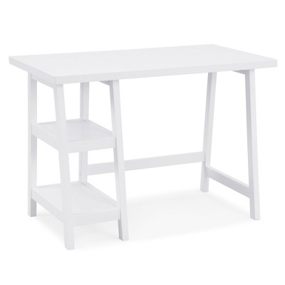 NicBex 42 Inch Home Office Writing Desk with 2 Open Shelves for Study Room,Bedroom and Office