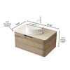 GDFStudio Winfough Modern Bathroom Vanity with Round Basin and Drawer - 3 of 4