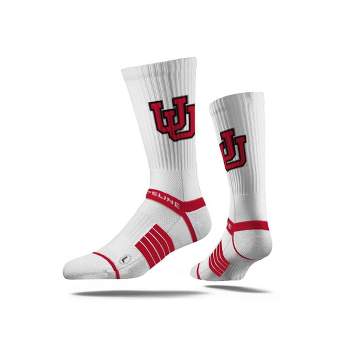 NCAA Utah Utes Premium Knit Crew Socks - White
