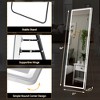 Runesay White 64"x21"  Floor Standing Mirror with Stand - 2 of 4