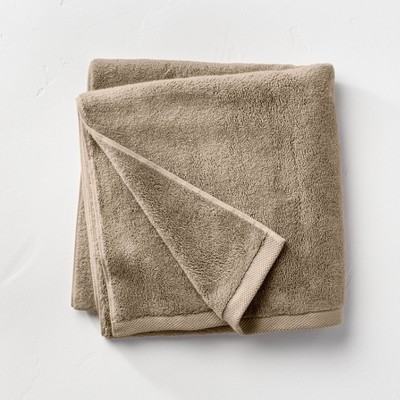 Organic Bath Sheet Dark Sand - Casaluna™
