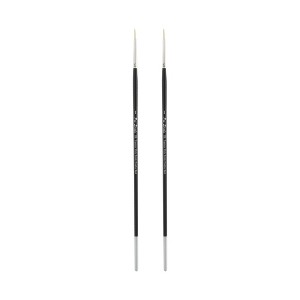 Creative Mark Pro Stroke Premium White Chungking Hog Bristle Artist Paint Brush - Round  - Natural Bristle Brush w/ Great Control Suitable for Oils, - 1 of 4