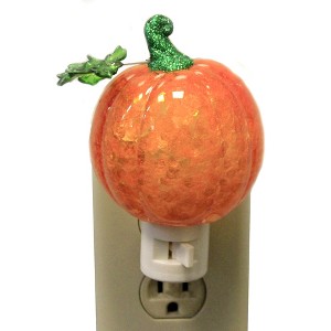 Roman 5.0 Inch Pumpkin Halloween Night Light Electric Plug In Novelty Nightlights - 1 of 3