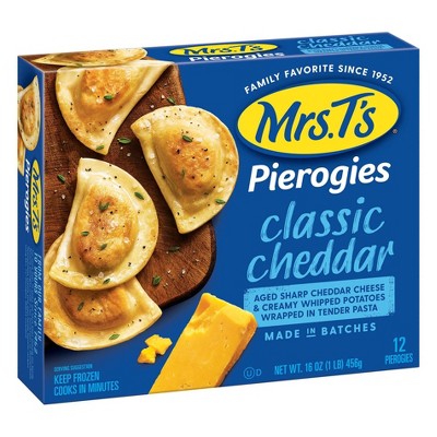 Mrs. T&#39;s Classic Cheddar Frozen Pierogies - 16oz/12ct