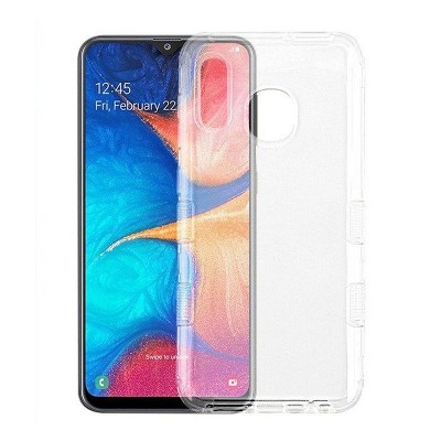 MYBAT Tuff Lucid Hard Dual Layer Plastic TPU Case For Samsung Galaxy A20 - Clear