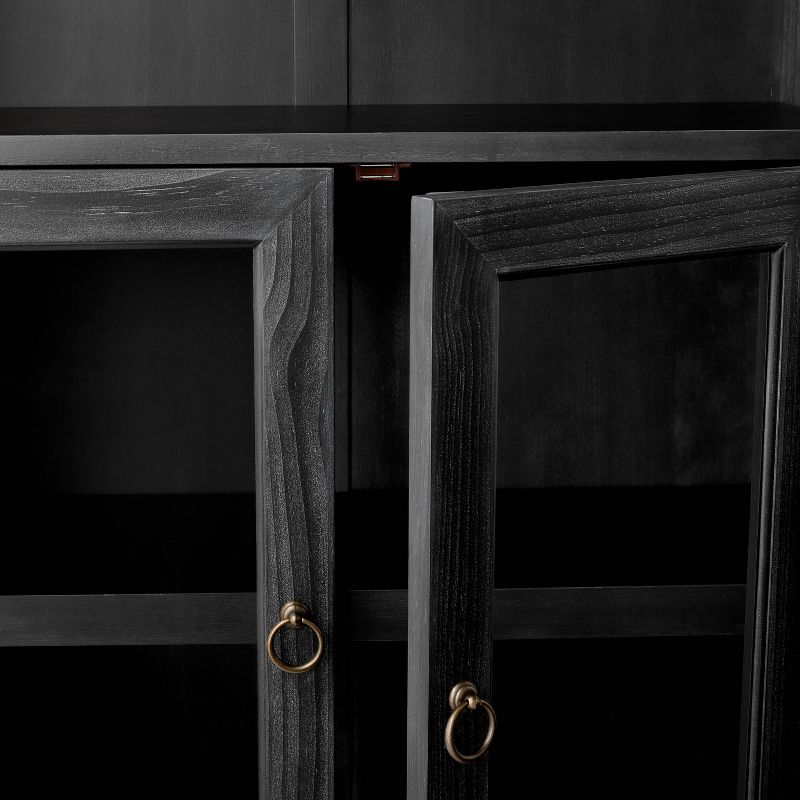 Killybrooke Glass Accent Cabinet Black - Threshold&#8482; designed with Studio McGee, 5 of 8