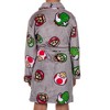 Seven Times Six Nintendo Boys' Super Mario Yoshi and Super Mushroom Kids Fleece Robe - 4 of 4