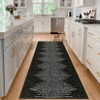 2x6 Hallway Runner Rug Low Pile Machine Washable Rugs Modern Stripe Geometric Foldable Minimalistic Carpet with Rubber Backing for Entryway Hallway - 2 of 4