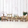 Transpac Metal 54.5 in. Bronze Christmas Noel Joy Hope Train - 2 of 3