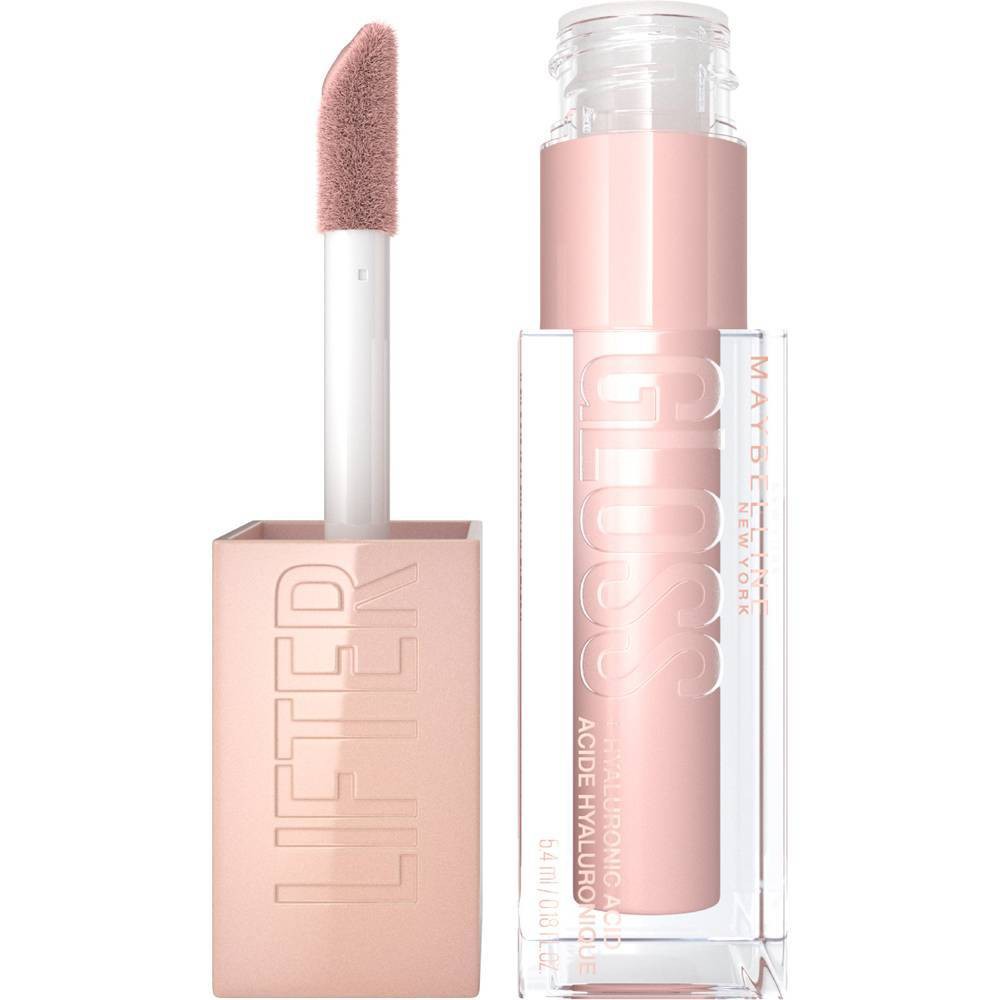 Photos - Lipstick & Lip Gloss Maybelline Lifter Gloss Plumping Lip Gloss with Hyaluronic Acid - 2 Ice - 0.18 fl oz 