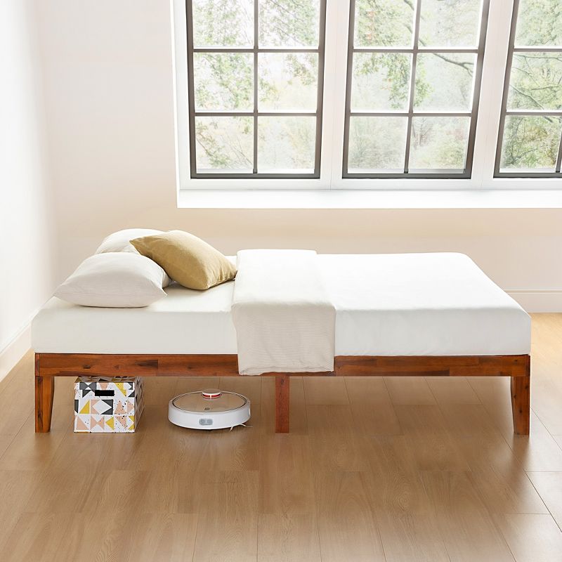 12" Naturalista Classic Solid Wood Platform Bed - Mellow, 3 of 12
