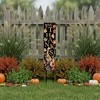 HomeRoots 42" Black Gold Orange And Purple Solid Wood Halloween And Thanksgiving Reversible Garden Stake - 2 of 4