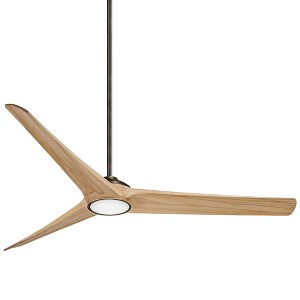 84" Minka Aire Modern Farmhouse Indoor Ceiling Fan with LED Light Remote Control Heirloom Bronze for Living Room Kitchen Family - 1 of 4