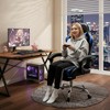 AZL1 Life Concept Video Computer Game Chair with Ergonomic Lumbar Support PU Leather Swivel Racing Chair with Arm - 2 of 4