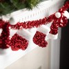 48"L Sullivans Christmas Red Christmas Icon Garland  Red-White - 4 of 4
