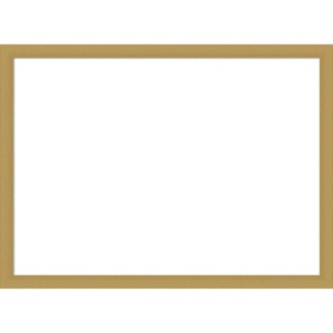 Amanti Art Grace Brushed Gold Narrow Framed Magnetic Dry Erase Board - 1 of 4