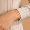 Turandoss 2PCS Dainty Layered Chain Bracelets for Women Girls, 18K Gold Cute Stack Satellite Beaded Bracelet Hypoallergenic, Jewelry Gifts for Women - 4 of 4
