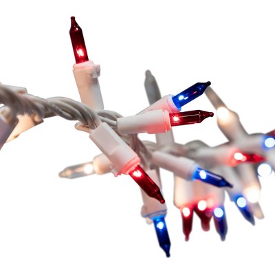 Northlight Mini Patriotic Garland Lights