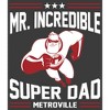 Men's The Incredibles Mr. Incredible Super Dad Pull Over Hoodie - 2 of 4
