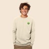 Dalix Alien Embroidered Fleece Crewneck Long Sleeve Sweatshirt Mens - 2 of 4