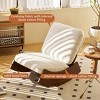 CAVINAS Corduroy Glider Rocking Chair with Retro Striped Pattern,Modern Upholstered Rocking Chairs,Nursery Accent Chair for Bedroom - 4 of 4
