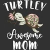 Men's Design By Humans Turtley Awesome Mom Turtle with Flower By animalshop Tank Top - 2 of 2
