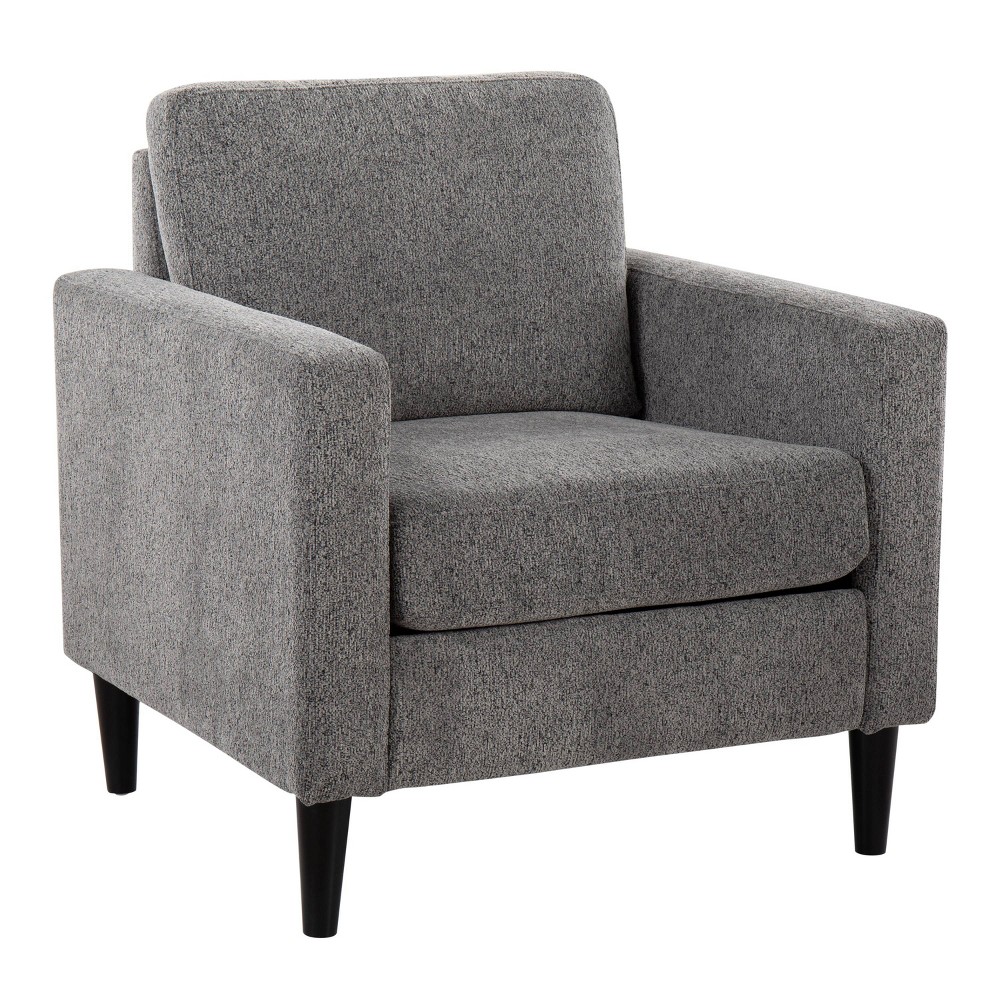 Photos - Chair Wendy Accent  Gray/Black - Lumisource