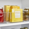 iDesign Plastic Stackable Pantry Bin with Handles - Set of 4 - Clear, USA Made - 3 of 4