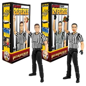 Ultimate Male & Female Referee With Deluxe Articulation for WWE & AEW Wrestling Action Figures - 1 of 4