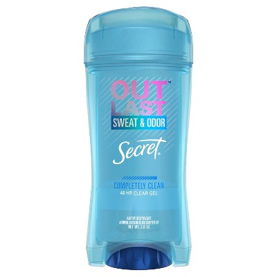 Secret Outlast Clear Gel Antiperspirant & Deodorant for Women Completely Clean - 2.6oz