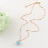 Natural Stone Beads Healing Crystal Lucky Blessing Protection Raw Gemstone Pendant Necklace for Women Men - 2 of 4