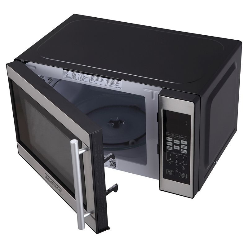BLACK+DECKER 0.7 cu ft 700W Microwave Oven - Black - EM720CPN-P, 5 of 6