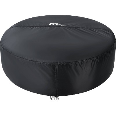 Emerald Green Round Inflatable Hot Tub with LED Lights