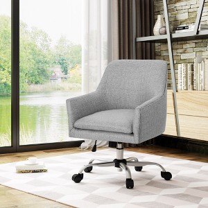 NicBex Adjustable Office Chair with Wheels,Modern Computer Chair with Chrome Base,Swivel Desk Chair for Adult,Student - 1 of 4