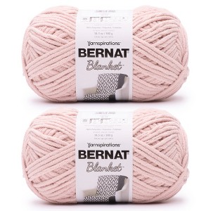 Bernat Blanket Big Ball Yarn 24 Pack-Pink Dust - 1 of 4