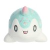 Aurora Small Snowfall Nomwhal Tasty Peach Festive Stuffed Animal White 8" - 2 of 4