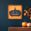 Northlight Jack O Lantern Silhouette Halloween Wall Hanging - 15.75" - 2 of 4