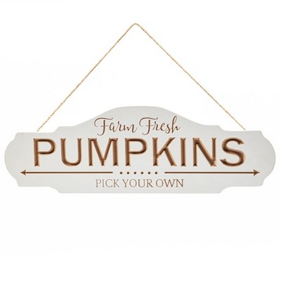 The Lakeside Collection Autumn Leaves and Pumpkins Please - Farm Fresh Pumpkins Sign