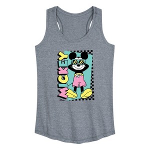 Women's - Disney - Mickey Sunbathe Graphic Racerback Tank - 1 of 4