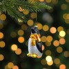 Northlight Glass Penguin Christmas Ornament - 3.75" - Black, White and Yellow - 2 of 4