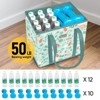 3pc Grocery Shopping Tote Bags - HOMLUX™: Foldable, Reusable - 4 of 4