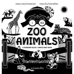 I See Zoo Animals - Large Print by  Lauren Dick (Hardcover) - 1 of 1