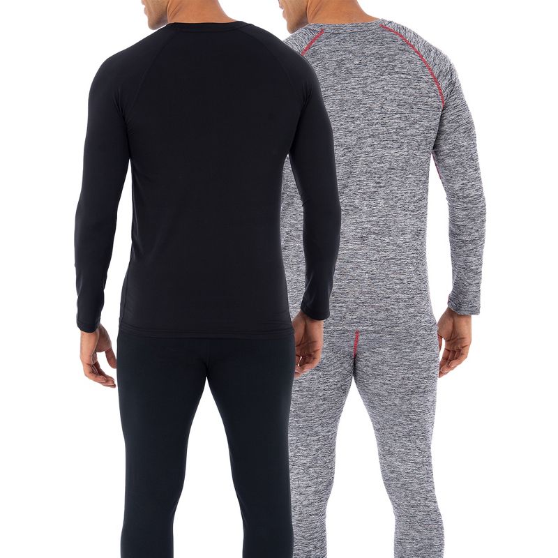 Russell Men's L2 Performance Baselayer Thermal Underwear Shirt, 2 Pack Bundle, 3 of 4
