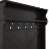 CAVINAS Coat Rack with Storage Bench and Shoe Rack Modern Hall Tree with Top Shelves and 5 Hooks for Foyer - 4 of 4