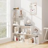 Tangkula 4-tier Ladder Bookshelf Freestanding Storage Shelf w/Open Cubes 2 Anti-tipping Devices - 2 of 4